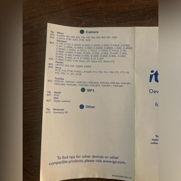 IGO EVERYWHERE Media Charger for Handheld PDA Mobile Cameras MP3 Nintendo GB SP - Picture 12 of 12